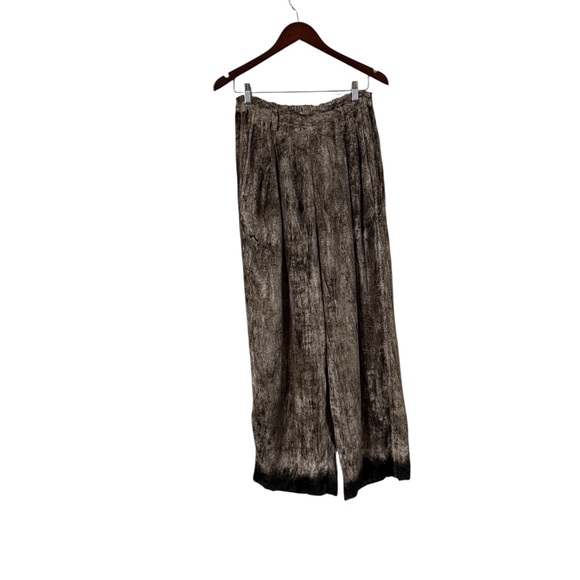 ISSEY MIYAKE Crushed Velvet Pull On Wide Leg Pants Joggers - Picture 2 of 8